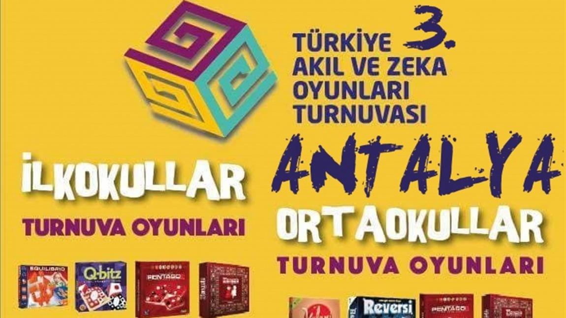 3. Türkiye Akıl ve Zeka Oyunları Turnuvası.